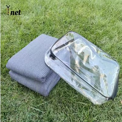 quality  HDPE Carpet Net UV Resistant Camping Ground Mat 240GSM For Sand Lawn factory