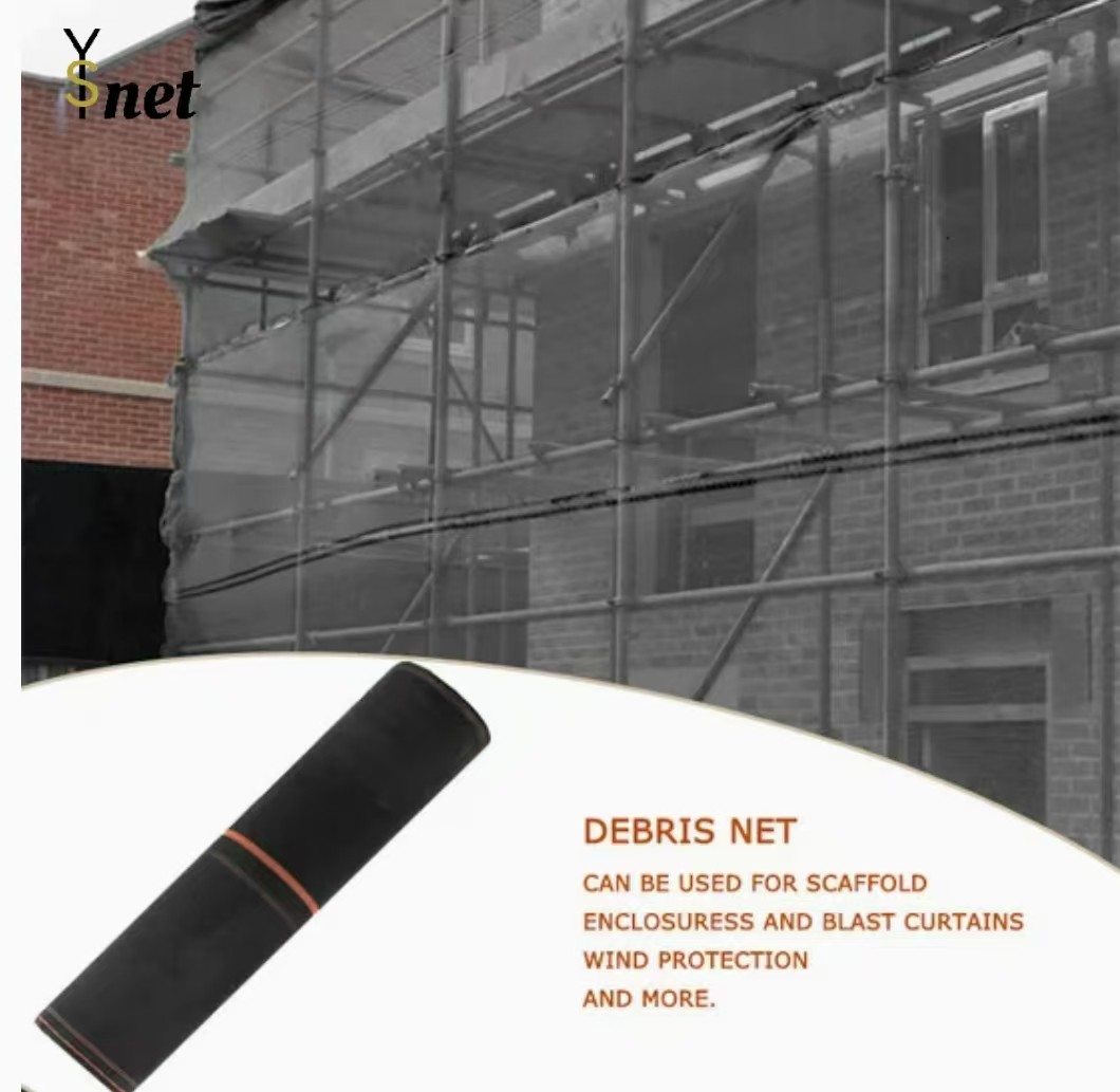 Black Construction Safety Net Corrosion Resistant Construction Safety ...