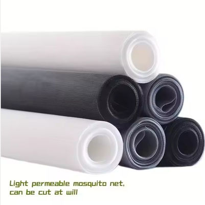 PP Screen Door Mesh Roll Corrosion Resistant Window Fly Screen Replacement Fireproof