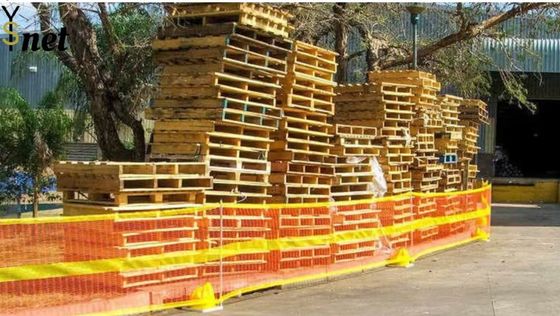 Customized Construction Barrier Netting 40GSM - 50GSM Construction Fence Netting