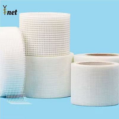 Excellent Tensile Strength and low prices Wall Crack Repair 5cm*90m Self adhesive fiberglass mesh tapes drywall joint tape fiberglass mesh for plaster