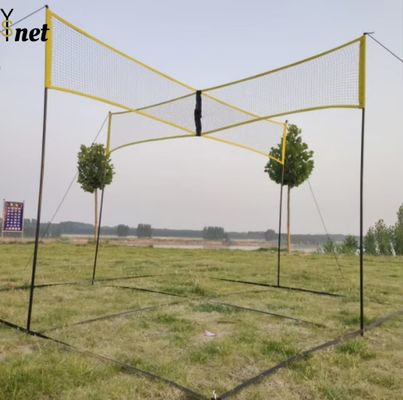 Volley ball net Plasti Trellis Netting Mesh Barrier Playground Safety Nets Soccer Indoor Green Golf