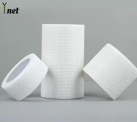 China supplier Glass Fiber self adhesive Drywall joint fiberglass mesh Tape For Wall crack