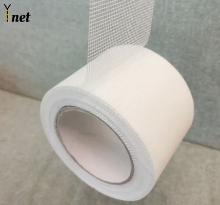 Alkali resistant aging resistant fiberglass mesh self adhesive tape dry wall repair
