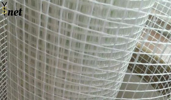 White Alkali Resistant Glass Fiber Mesh C Glass Fiberglass Plastering Mesh 2m Width