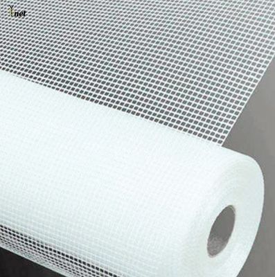 White Alkali Resistant Glass Fiber Mesh C Glass Fiberglass Plastering Mesh 2m Width