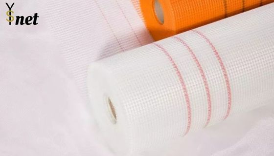 C Glass Fiberglass Cloth Mesh 160g Wall Plastering Mesh 5*5mm With Various Coated Colors