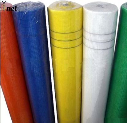 Customized Reinforcing Fiberglass Mesh Yellow / Orange Mesh For Repairing Plaster Walls
