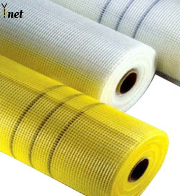 Customized Reinforcing Fiberglass Mesh Yellow / Orange Mesh For Repairing Plaster Walls