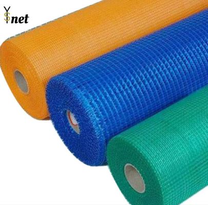 Customized Reinforcing Fiberglass Mesh Yellow / Orange Mesh For Repairing Plaster Walls
