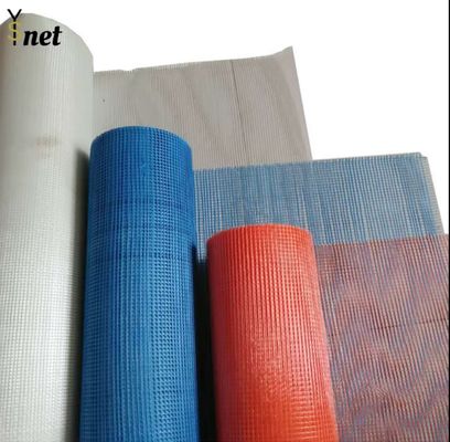 White Fiberglass Building Mesh Customized Alkali Resistant Fiberglass Mesh 1m Wide
