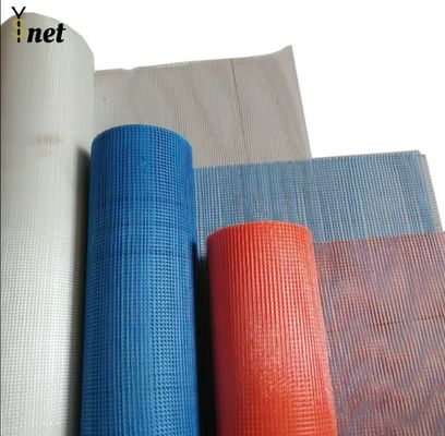 Red Self Adhesive Fiberglass Mesh Water Resistant Stucco Mesh Roll Customized