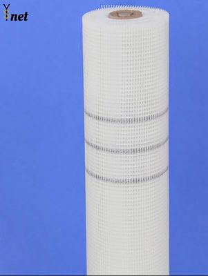 50m Fiberglass Screen Roll Blue Glass Fiber Grid Cloth 4*4mm 5*5mm