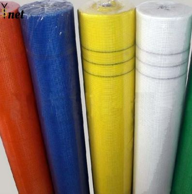 50m Fiberglass Screen Roll Blue Glass Fiber Grid Cloth 4*4mm 5*5mm