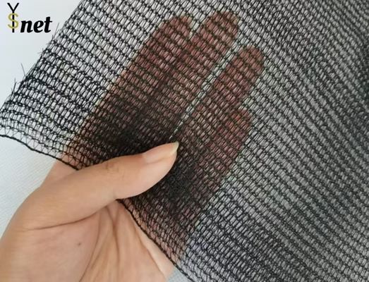 Black Sun Shade Net HDPE Greenhouse Mesh Fabric UV Resistant