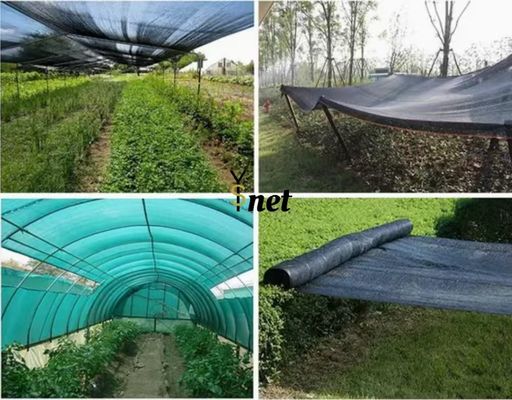 Black Farm Shade Cloth Anti UV Nylon Shade Net Corrosion resistance