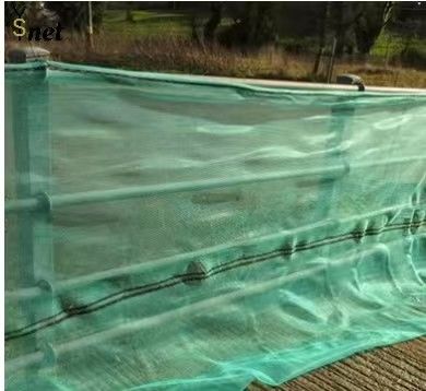Green Fireproof Mesh Netting 30GSM - 300GSM Construction Mesh Netting