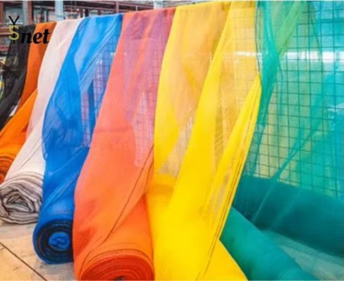 Mạng lưới an toàn xây dựng màu đen chống cháy Mạng lưới an toàn mảnh vỡ tùy chỉnh