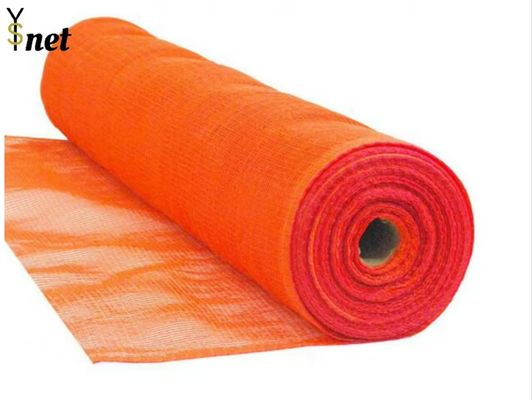 Heavy Duty Construction Safety Mesh Orange Fire Retardant Mesh Fabric 2m*50m