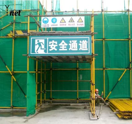 Heavy Duty Construction Safety Mesh Orange Fire Retardant Mesh Fabric 2m*50m