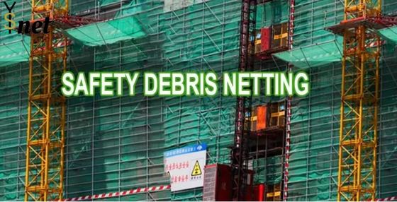 60GSM Construction Safety Net 3.3X100m Scaffold Debris Netting Black Fire Resistant