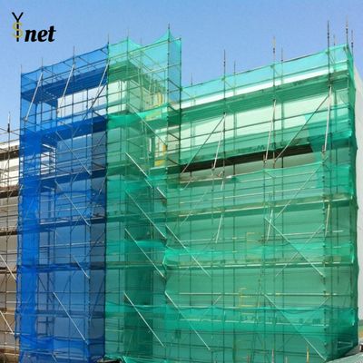 Customized Fire Rated Netting Blue Green Scaffolding Debris Netting