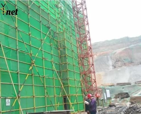 Green Builders Safety Netting Rào chống xé lưới lưới cho giàn giáo