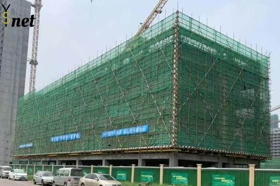 HDPE / PE / Nylon / Plastic Fireproof Mesh Netting Dust Proof Blue Debris Net