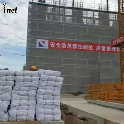 Blue Construction Safety Net Anti UV Construction Debris Netting Fall Arrest