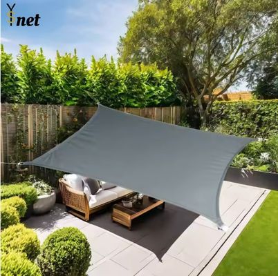 Hot Sale Large Heavy Duty Custom Sunshade 300 D Grey Patio Sun Shade UV Triangle Made Durable HDPE PE Polyester Oxford Plastic
