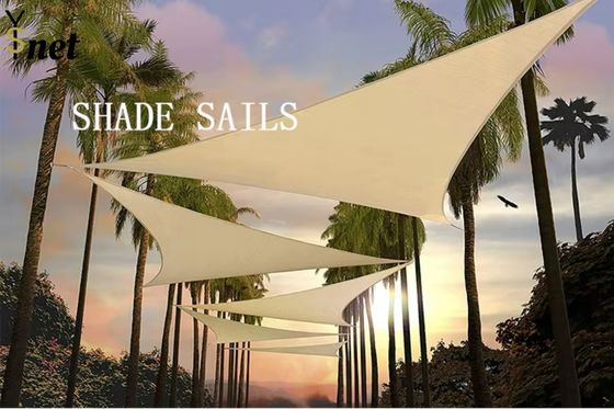 Square Shade Sail Net Beige Outdoor Waterproof Shade Cloth Anti UV