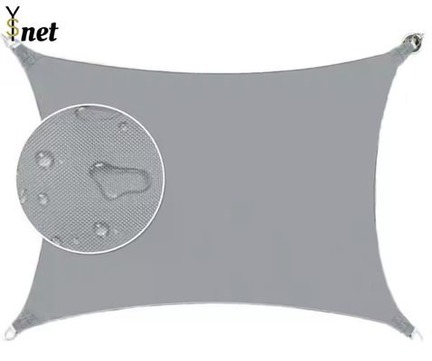 Waterproof Polyester Shade Cloth 120gsm - 350gsm Rectangle Sun Shade Sail