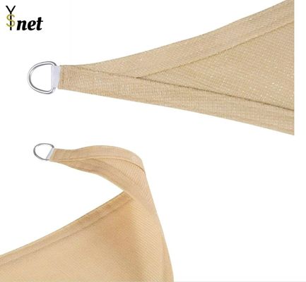 5x5x5m Beach Sun Shade Sail 320gsm 350gsm Custom Triangle Shade Sail