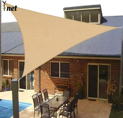 5x5x5m Beach Sun Shade Sail 320gsm 350gsm Custom Triangle Shade Sail