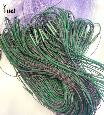 cast fish net Angola Market Single Layer Cast Net Nylon Mono Fishing Net With Sinker sea fishing net pp woven bag packed