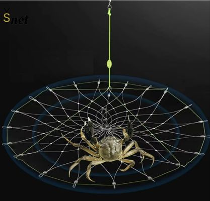 Customized Crab Net Bait Cage Foldable Crab Catching Cage For Ultimate Catch