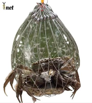Customized Crab Net Bait Cage Foldable Crab Catching Cage For Ultimate Catch