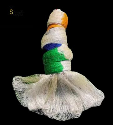 10 Feet Sea Fishing Net High Strength Nylon Cast Net OEM With Hollow Pendant