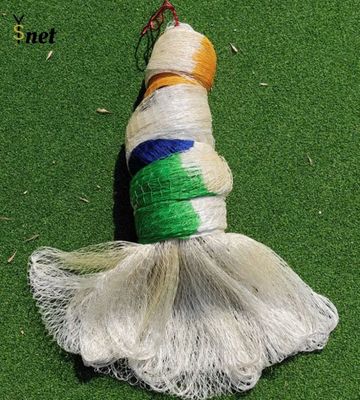10 Feet Sea Fishing Net High Strength Nylon Cast Net OEM With Hollow Pendant