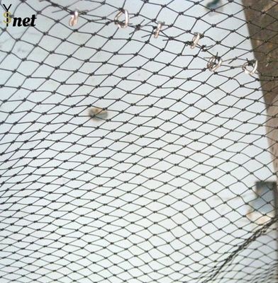 Polyethylene Bat Exclusion Netting Black Heavy Duty Bird Mesh UV Resistant