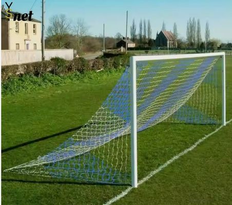 PET Football Soccer Goal White Goal Post Net 24x8FT For Football Matches