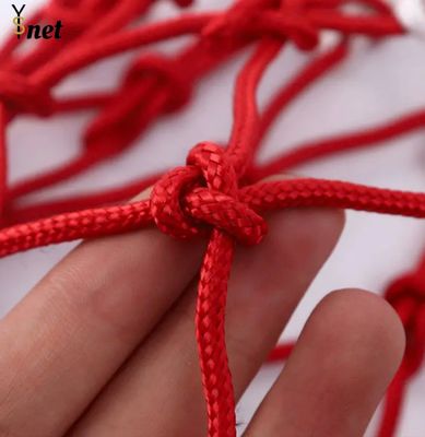 Custom Basketball Net Source Factory Wholesale Price PP PET 16 Strands of Braided Rope Basketball Net