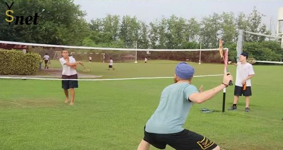 Badminton Net Portable High Quality PP Material 2*2cm Mesh OEM Size Badminton Net