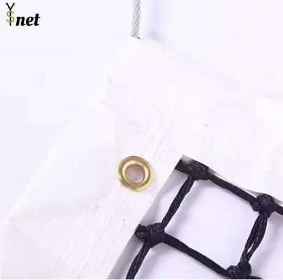 12.8*1.07m Portable Practice Net PE Tennis Training Nets Black