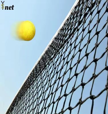 Black Tennis Practice Net Durable Outdoor Badminton Nets 4.5*4.5cm