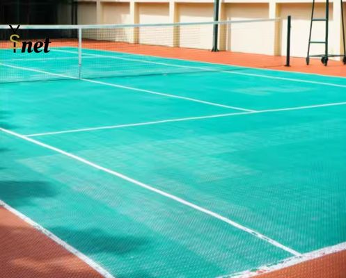 Black Tennis Practice Net Durable Outdoor Badminton Nets 4.5*4.5cm