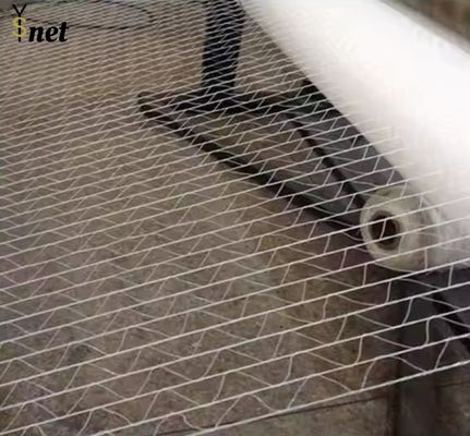 HDPE / Plastic / PP Biodegradable Bale Wrap Customized Net Wrap For Hay