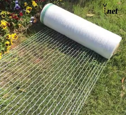 HDPE / Plastic / PP Biodegradable Bale Wrap Customized Net Wrap For Hay