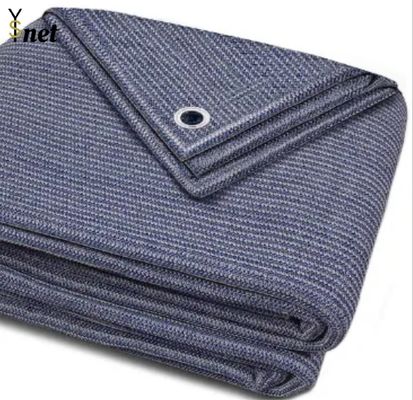 240GSM Carpet Net Blue / Grey Outdoor Plastic Camping Rugs