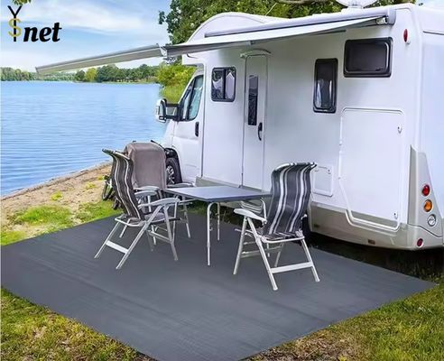 Breathable Outdoor RV Rug 225GSM 280GSM 350GSM RV Patio Mat 6x9